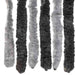 Perdele pentru insecte, gri și negru, 56x185 cm, chenille - WALTI WALTI