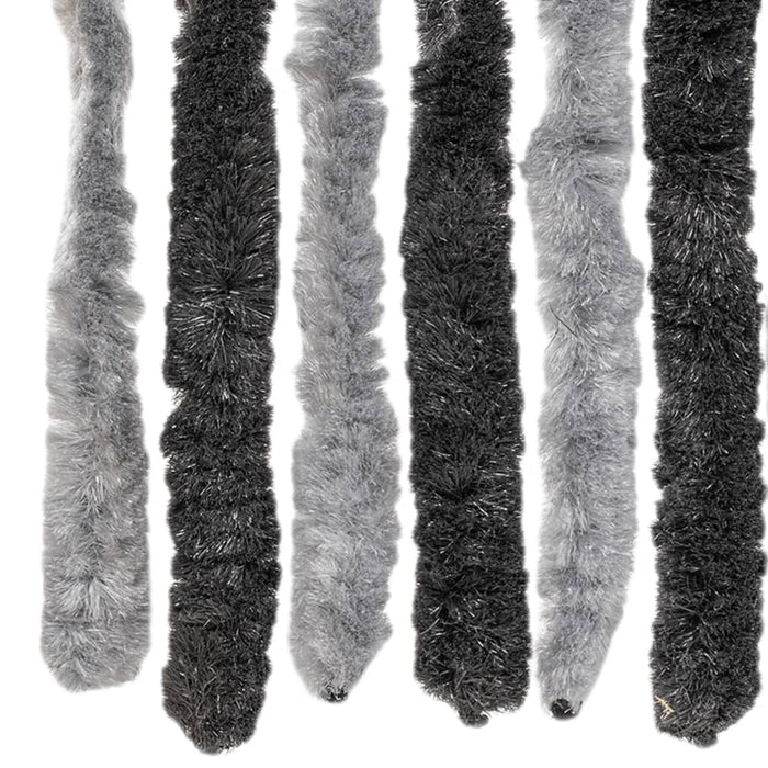 Perdea pentru insecte, gri și negru, 100x230 cm, chenille - WALTI WALTI