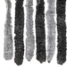 Perdea pentru insecte, gri și negru, 100x230 cm, chenille - WALTI WALTI