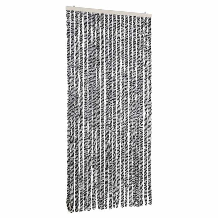 Perdele pentru insecte, gri și alb-negru, 90x200 cm, chenille - WALTI WALTI