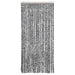 Perdele pentru insecte, gri și alb-negru, 90x200 cm, chenille - WALTI WALTI