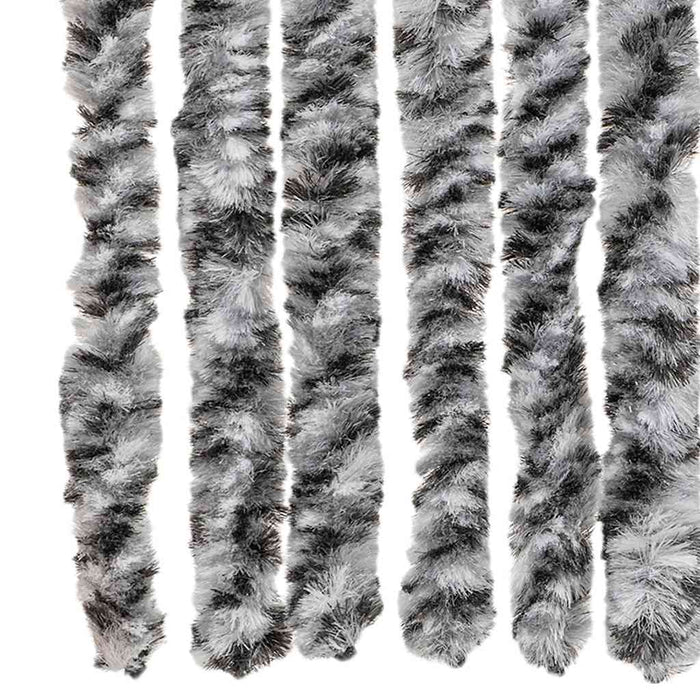 Perdele pentru insecte, gri și alb-negru, 90x200 cm, chenille - WALTI WALTI