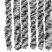 Perdele pentru insecte, gri și alb-negru, 90x200 cm, chenille - WALTI WALTI