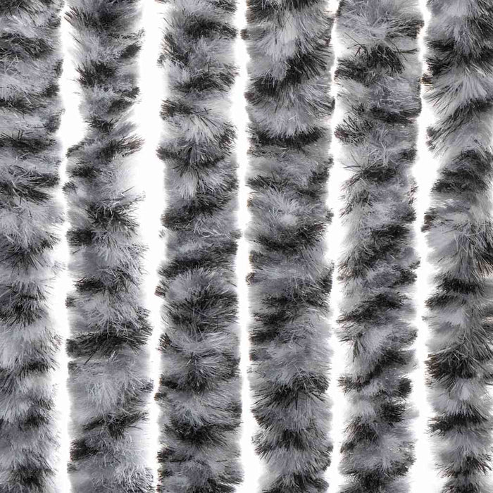 Perdele pentru insecte, gri și alb-negru, 90x200 cm, chenille - WALTI WALTI