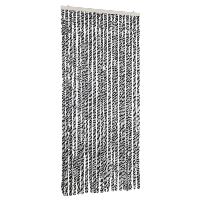 Perdele pentru insecte, gri și alb-negru, 90x200 cm, chenille - WALTI WALTI