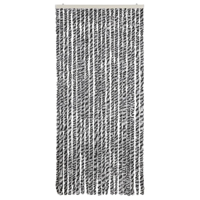Perdele pentru insecte, gri și alb-negru, 90x200 cm, chenille - WALTI WALTI