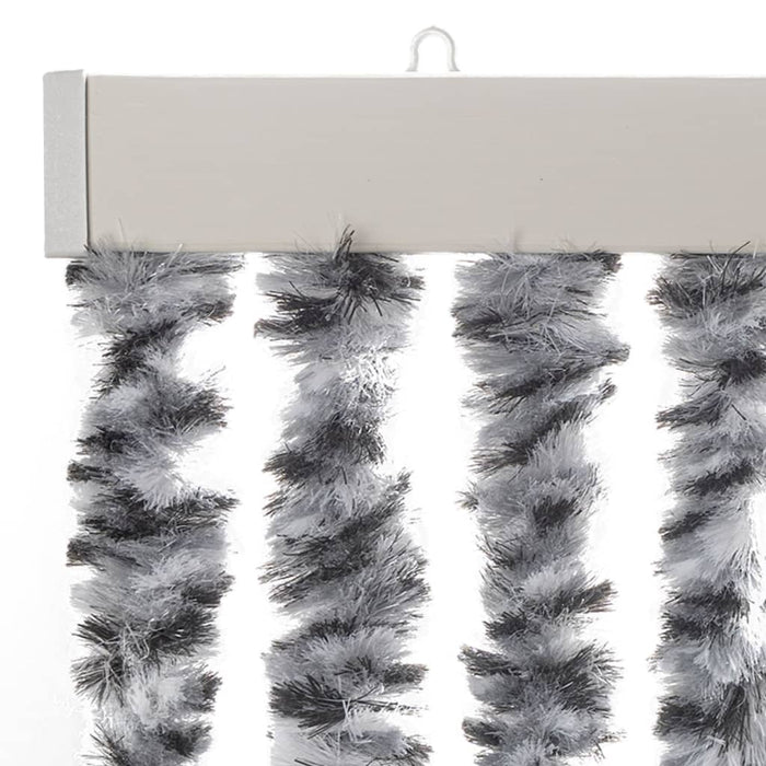 Perdele pentru insecte, gri și alb-negru, 100x200 cm, chenille - WALTI WALTI