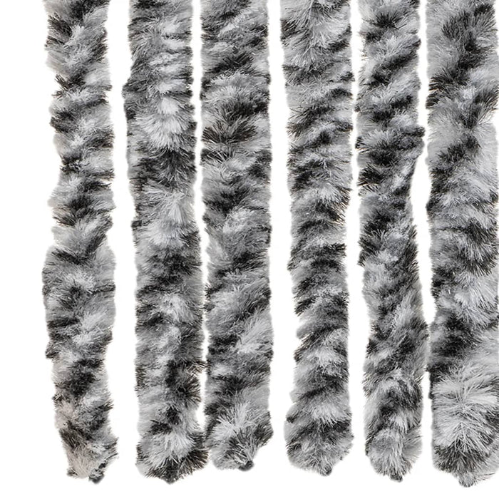 Perdele pentru insecte, gri și alb-negru, 100x200 cm, chenille - WALTI WALTI