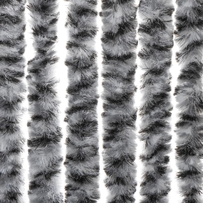 Perdele pentru insecte, gri și alb-negru, 100x200 cm, chenille - WALTI WALTI