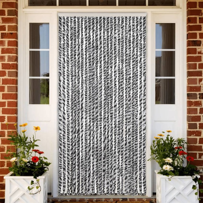 Perdele pentru insecte, gri și alb-negru, 100x200 cm, chenille - WALTI WALTI