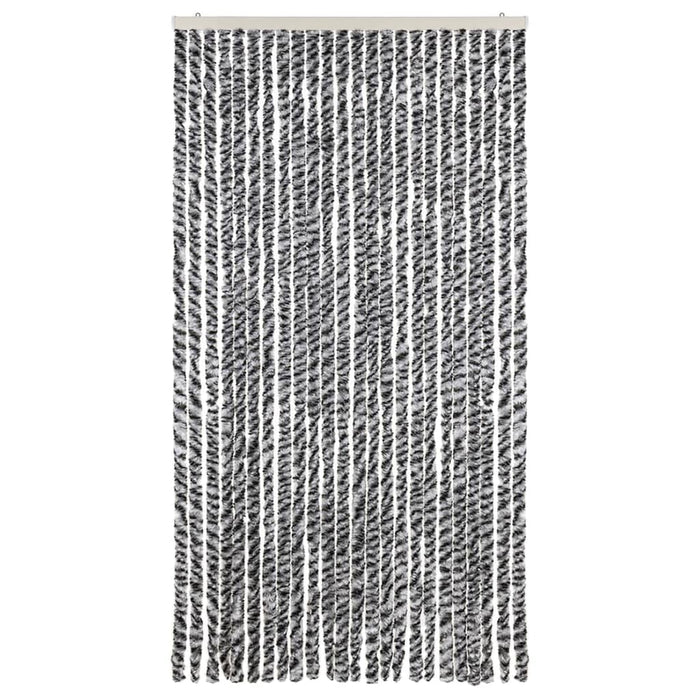 Perdele pentru insecte, gri și alb-negru, 100x230 cm, chenille - WALTI WALTI