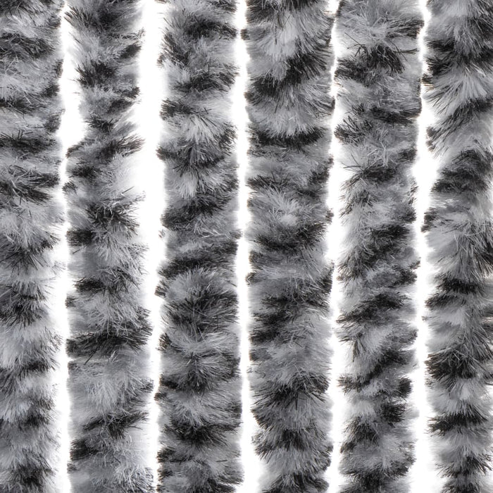 Perdele pentru insecte, gri și alb-negru, 100x230 cm, chenille - WALTI WALTI