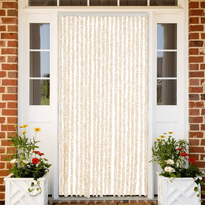 Perdea pentru insecte, bej și alb, 90x200 cm, chenille - WALTI WALTI
