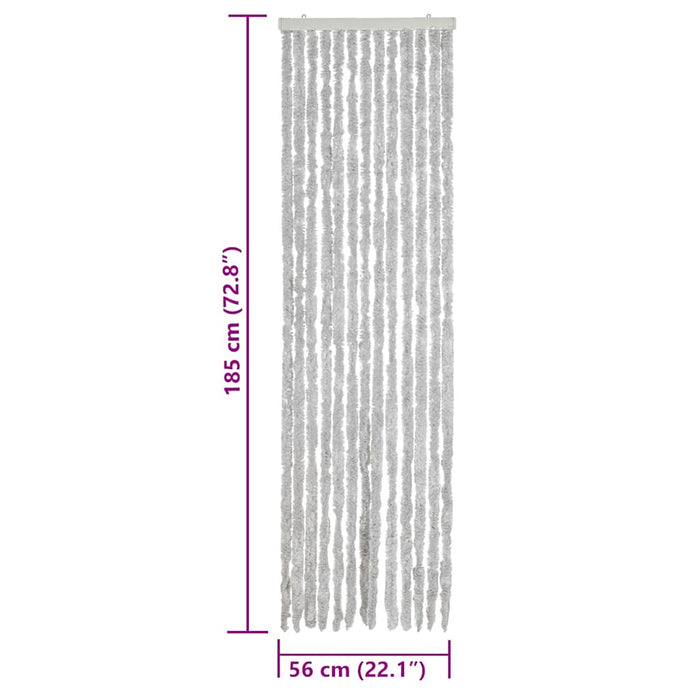 Perdea pentru insecte, gri, 56x185 cm, chenille - WALTI WALTI