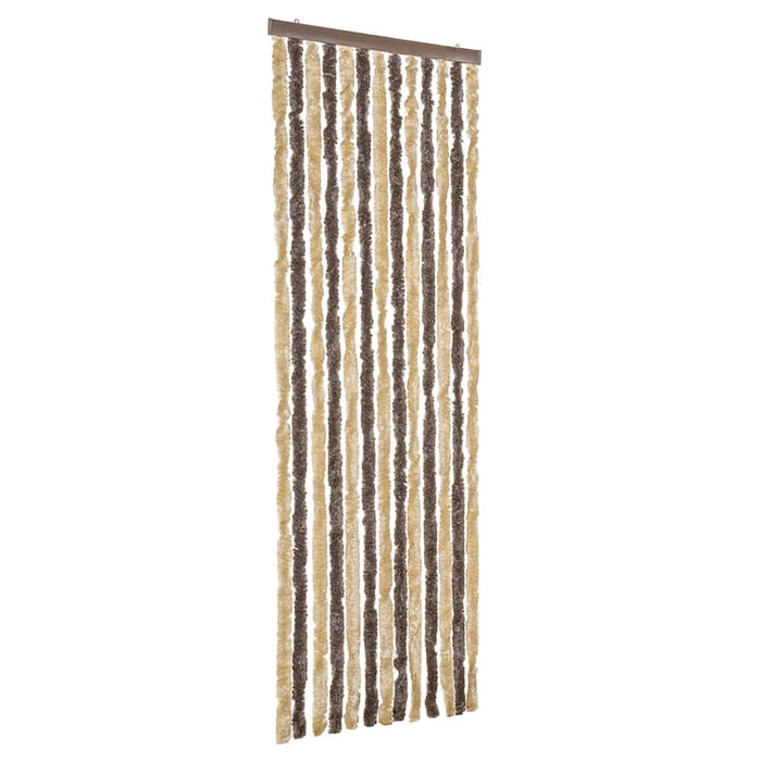 Perdea pentru insecte, maro închis și bej, 56x185 cm, chenille - WALTI WALTI