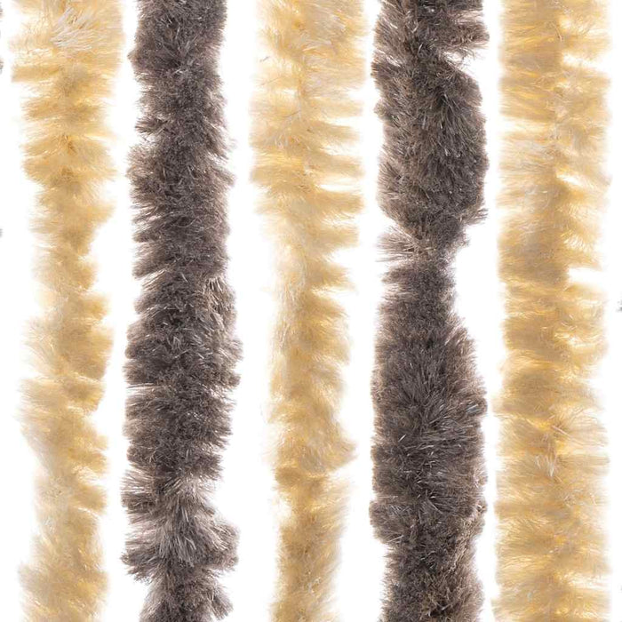 Perdea pentru insecte, maro închis și bej, 56x200 cm, chenille - WALTI WALTI