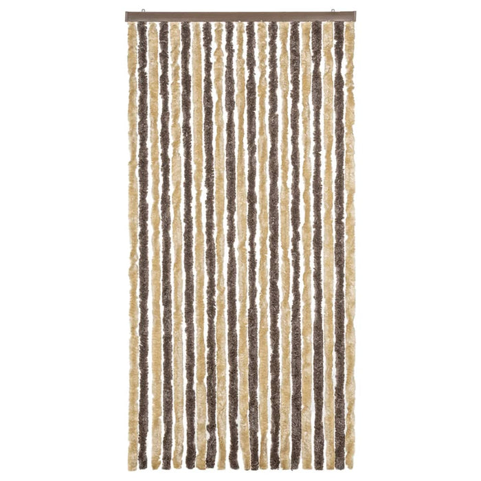 Perdea pentru insecte, maro închis și bej, 90x200 cm, chenille - WALTI WALTI