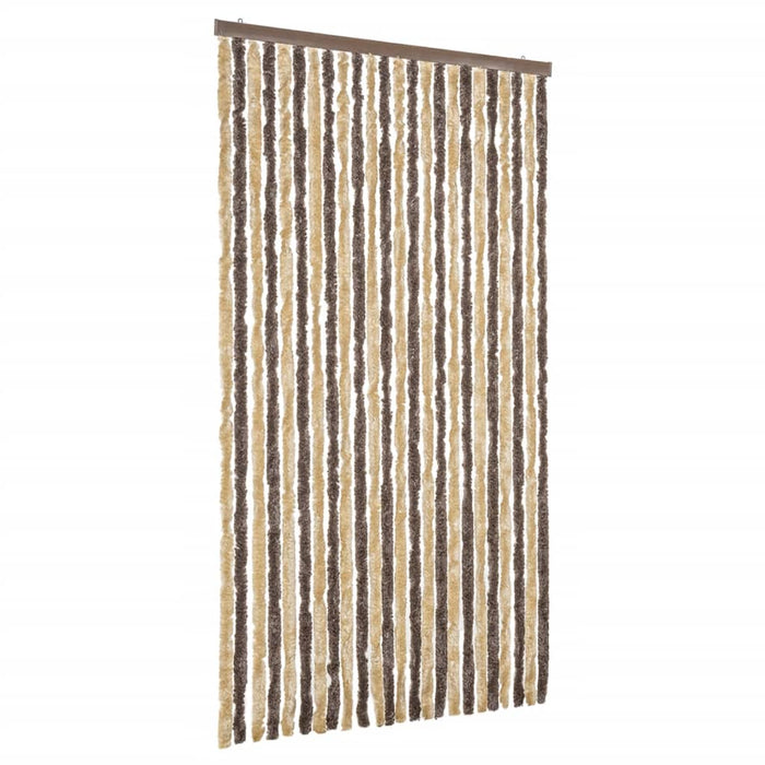 Perdea pentru insecte, maro închis și bej, 100x200 cm, chenille - WALTI WALTI