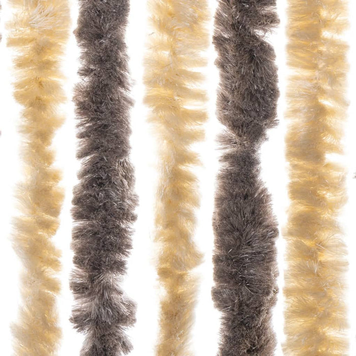 Perdea pentru insecte, maro închis și bej, 100x230 cm, chenille - WALTI WALTI