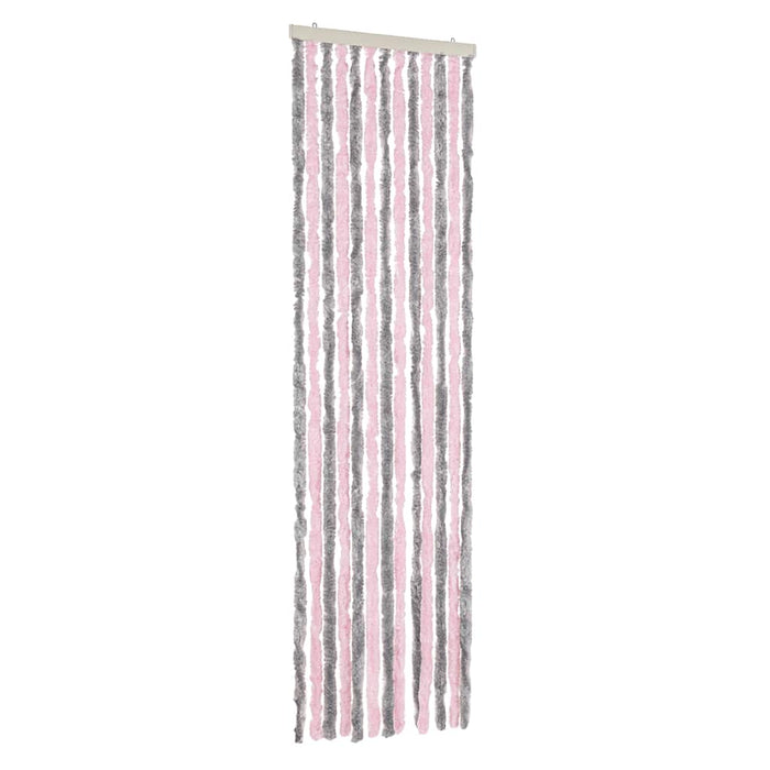 Perdea pentru insecte, gri argintiu și roz, 56x185 cm, chenille - WALTI WALTI