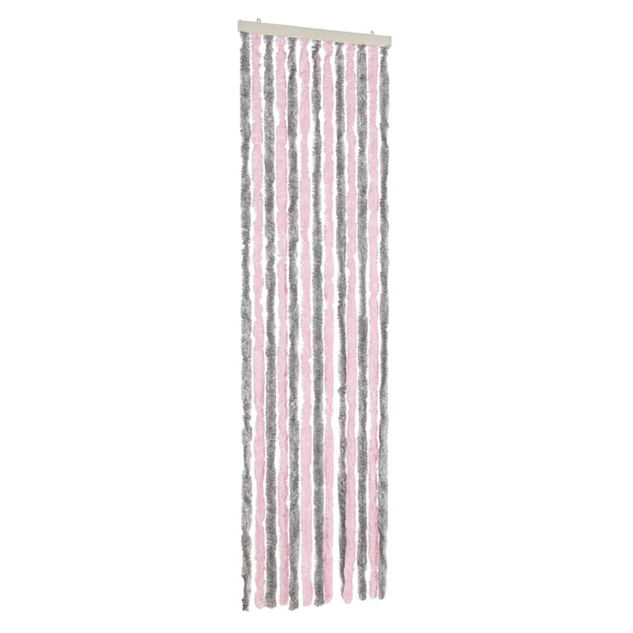 Perdea pentru insecte, gri argintiu și roz, 56x200 cm, chenille - WALTI WALTI