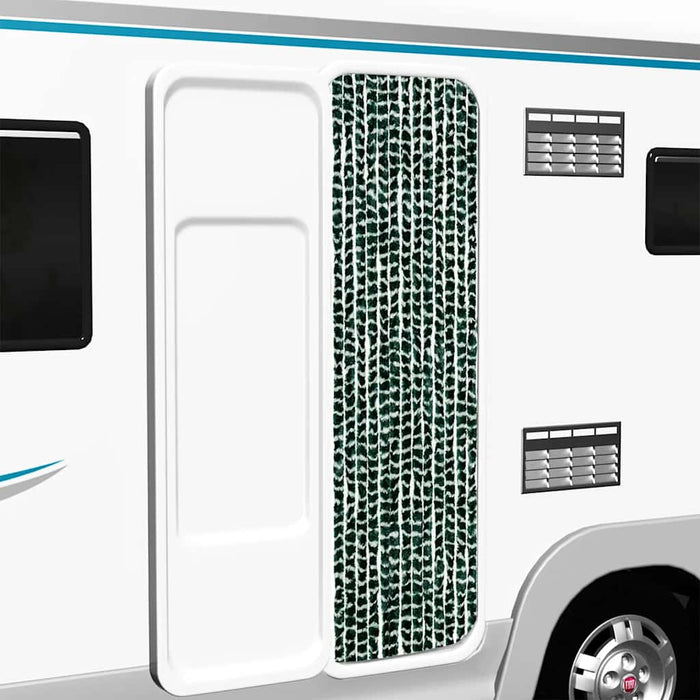 Perdea pentru insecte, verde și alb, 56x200 cm, chenille - WALTI WALTI
