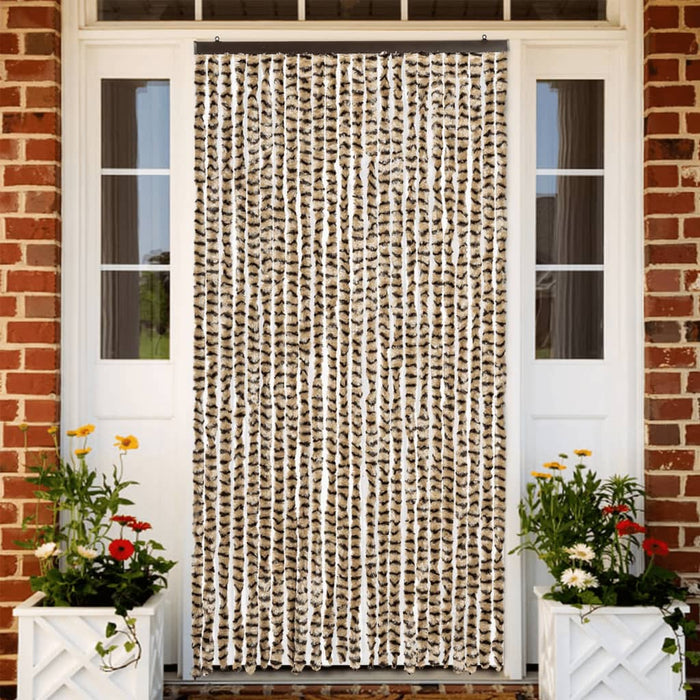 Perdea pentru insecte, bej și maro, 100x200 cm, chenille - WALTI WALTI
