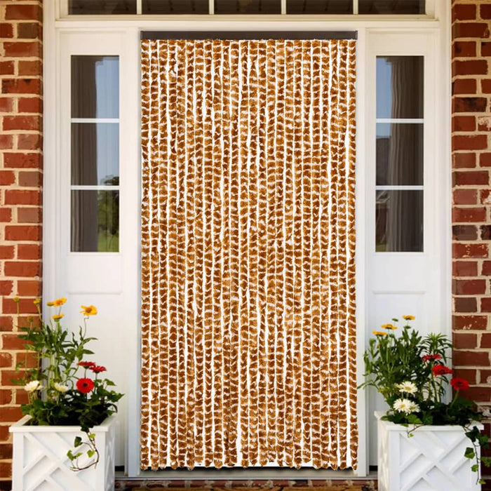 Perdea pentru insecte, ocru și alb, 100x200 cm, chenille - WALTI WALTI
