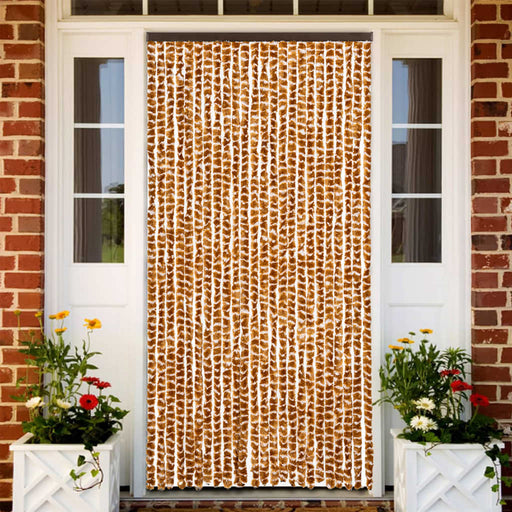 Perdea pentru insecte, ocru și alb, 100x230 cm, chenille - WALTI WALTI