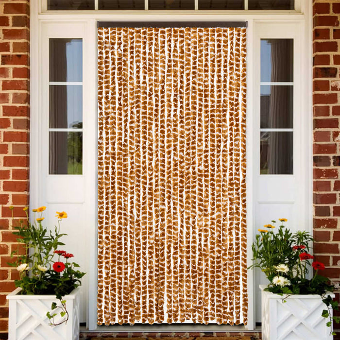 Perdea pentru insecte, ocru și alb, 100x230 cm, chenille - WALTI WALTI