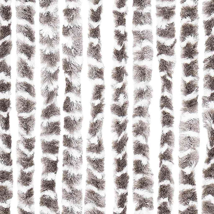 Perdea pentru insecte, gri taupe și alb, 56x200 cm, chenille - WALTI WALTI
