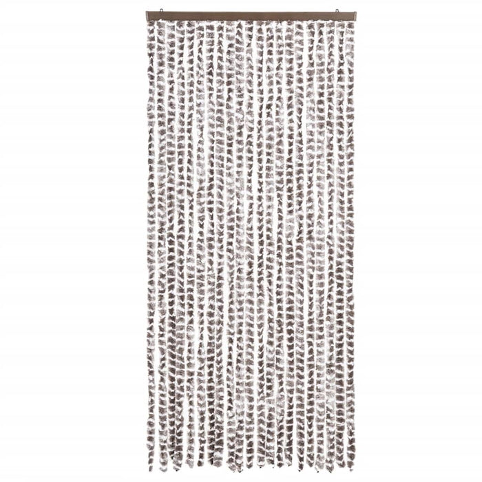 Perdea pentru insecte, gri taupe și alb, 90x200 cm, chenille - WALTI WALTI
