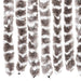 Perdea pentru insecte, gri taupe și alb, 90x200 cm, chenille - WALTI WALTI