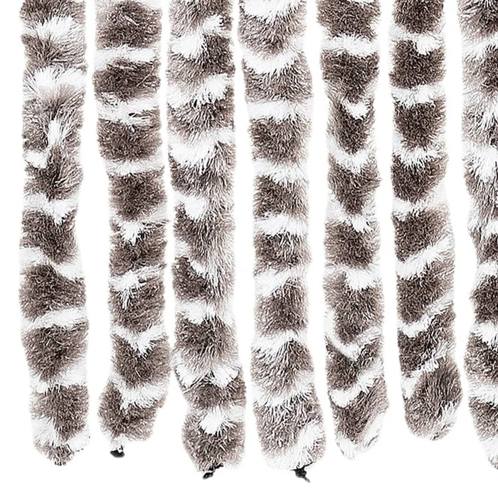 Perdea pentru insecte, gri taupe și alb, 100x200 cm, chenille - WALTI WALTI