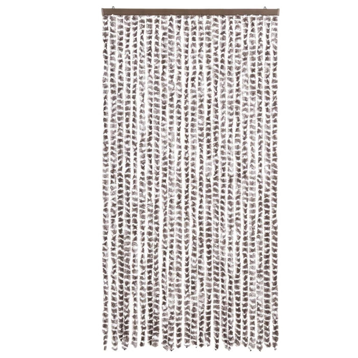 Perdea pentru insecte, gri taupe și alb, 100x230 cm, chenille - WALTI WALTI