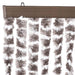 Perdea pentru insecte, gri taupe și alb, 100x230 cm, chenille - WALTI WALTI