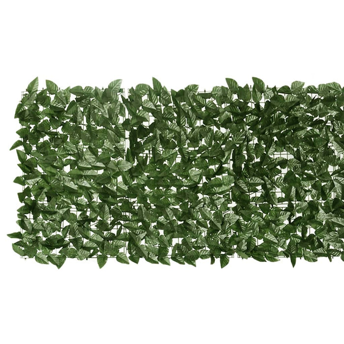 Paravan de balcon cu frunze verde închis, 200x75 cm - WALTI WALTI