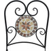 Scaune de bistro pliabile, 2 buc., cărămiziu și alb, ceramică - WALTI WALTI