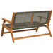 Mobilier de grădină Gri 122 x 78 x 73 cm Lemn Solid de Acacia - WALTI WALTI