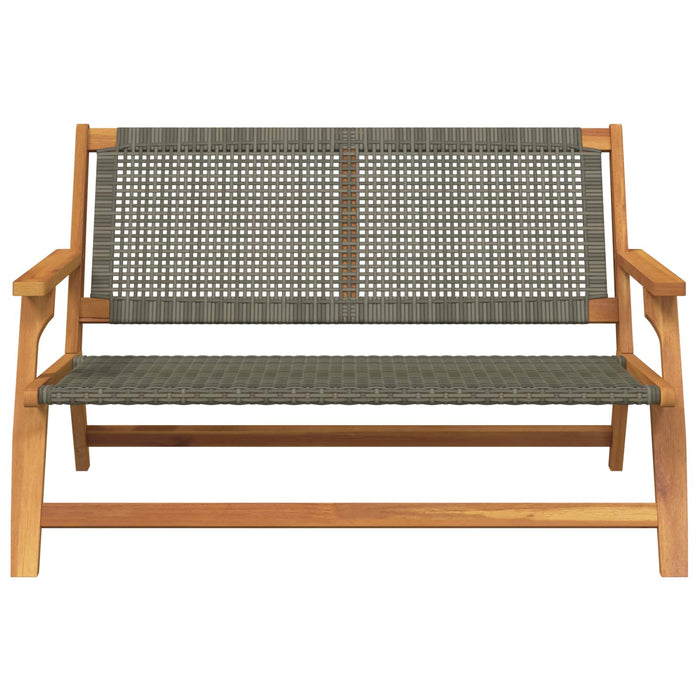 Mobilier de grădină Gri 122 x 78 x 73 cm Lemn Solid de Acacia - WALTI WALTI