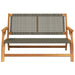 Mobilier de grădină Gri 122 x 78 x 73 cm Lemn Solid de Acacia - WALTI WALTI