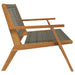 Mobilier de grădină Gri 122 x 78 x 73 cm Lemn Solid de Acacia - WALTI WALTI