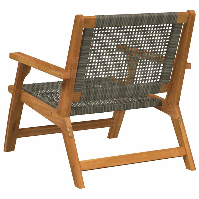 Mobilier de grădină 2 pcs Gri 67 x 78 x 73 cm WALTI