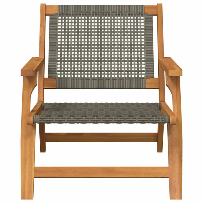 Mobilier de grădină 2 pcs Gri 67 x 78 x 73 cm WALTI