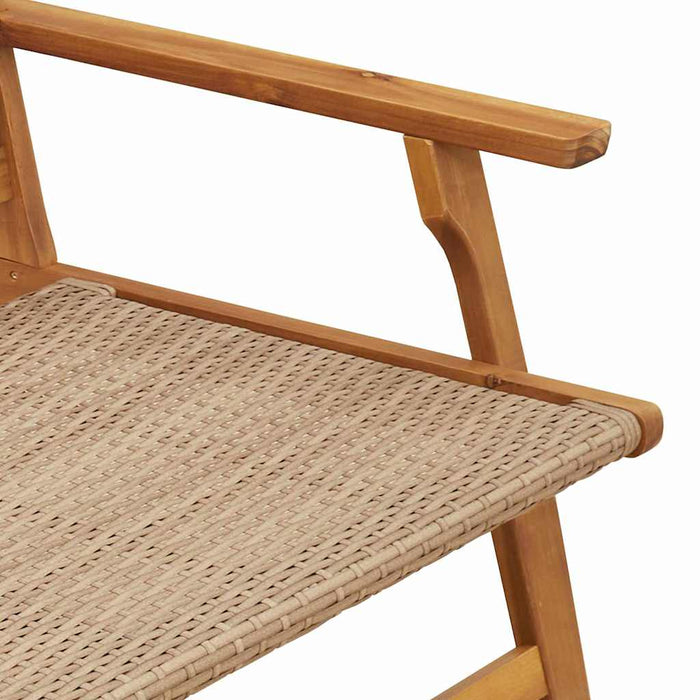 Mobilier de grădină 2 pcs Bej 67 x 78 x 73 cm WALTI