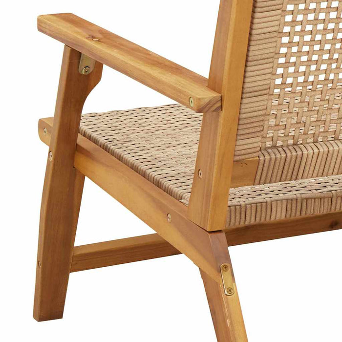 Mobilier de grădină 2 pcs Bej 67 x 78 x 73 cm WALTI
