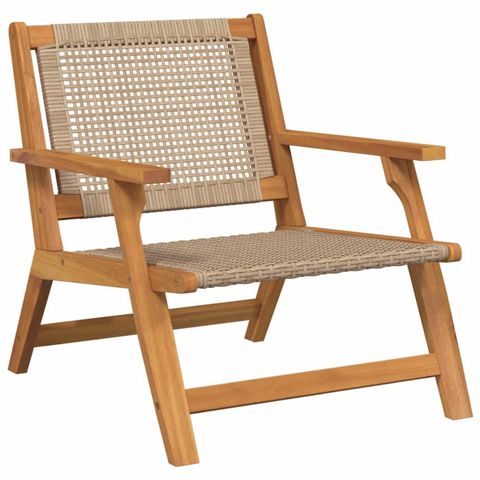 Mobilier de grădină 2 pcs Bej 67 x 78 x 73 cm WALTI