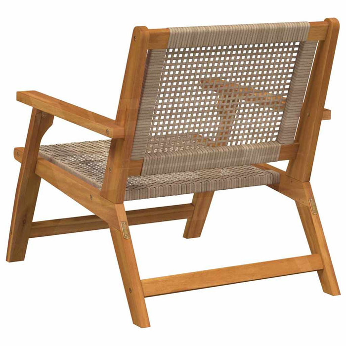 Mobilier de grădină 2 pcs Bej 67 x 78 x 73 cm WALTI