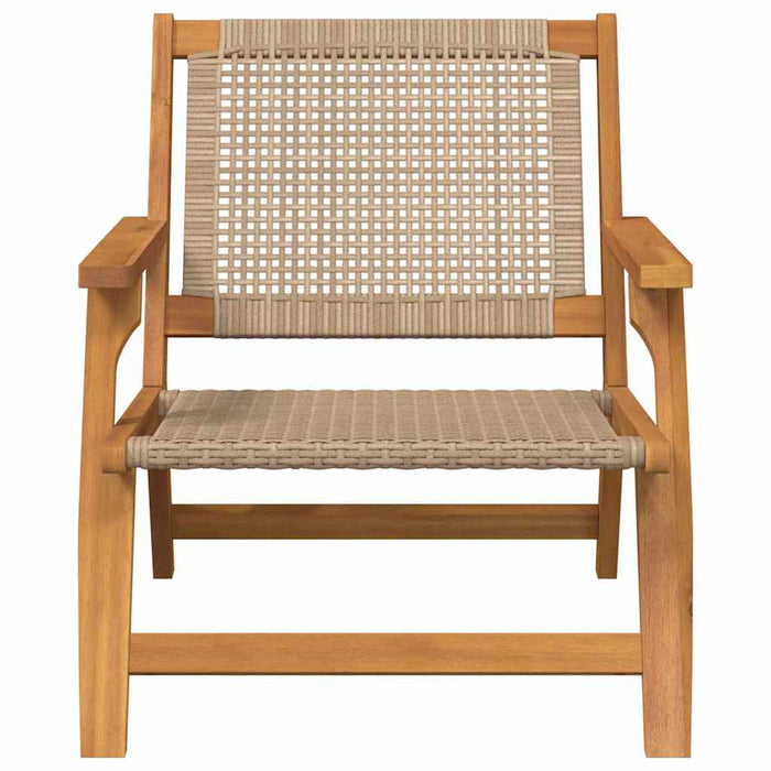 Mobilier de grădină 2 pcs Bej 67 x 78 x 73 cm WALTI