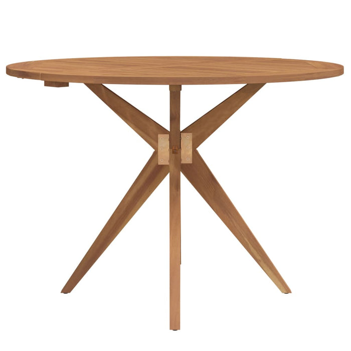 Masă de grădină rotundă, Ø110x75 cm, lemn masiv de acacia WALTI